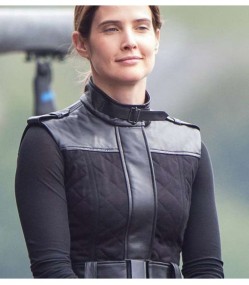 Spiderman Far from Home (Maria Hill) Cobie Smulders Black Cotton Vest